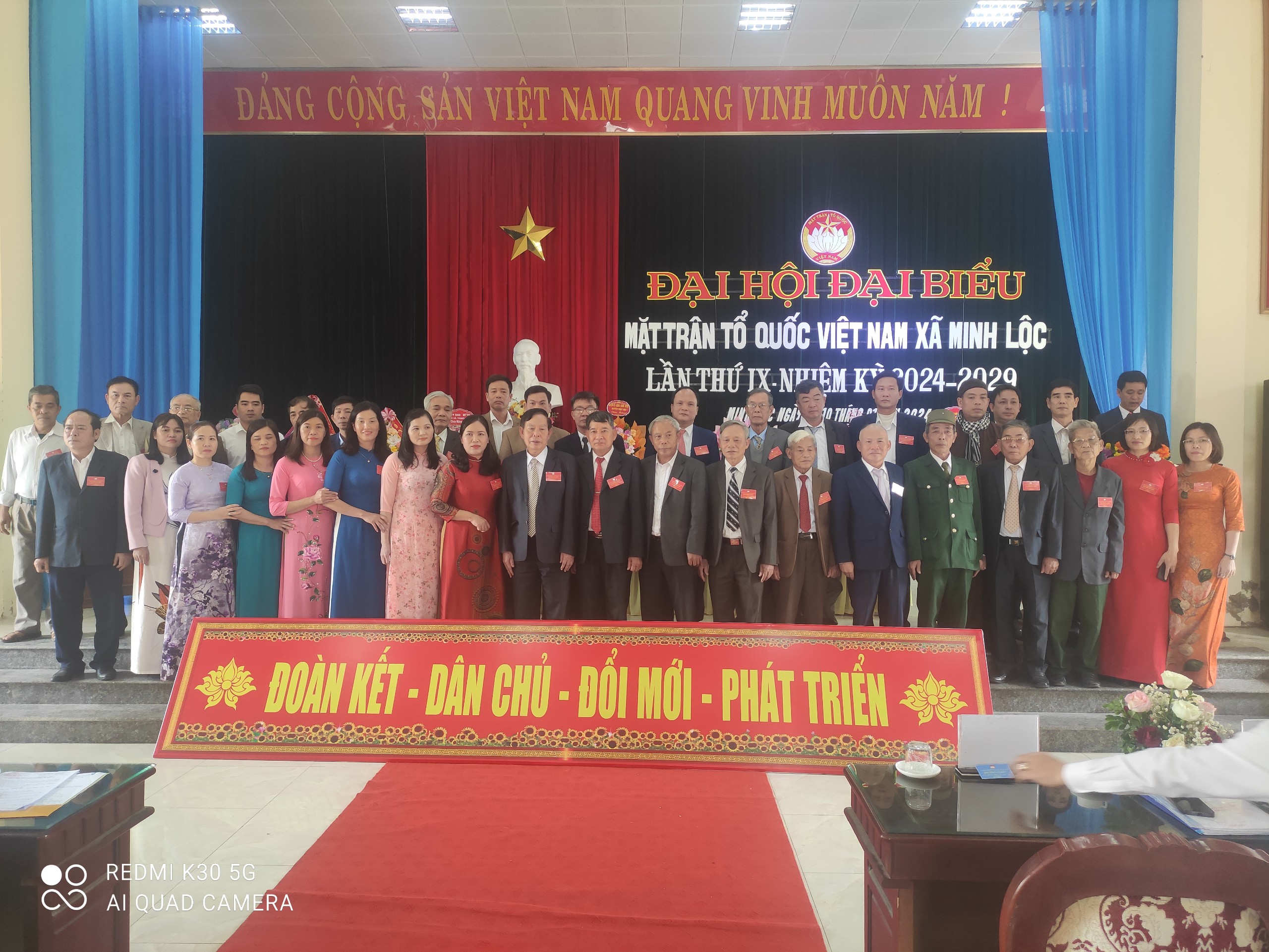 Đại hội đại biểu MTTQ Việt Nam Xã Minh Lộc lần thứ IX, nhiệm kỳ 2024-2029